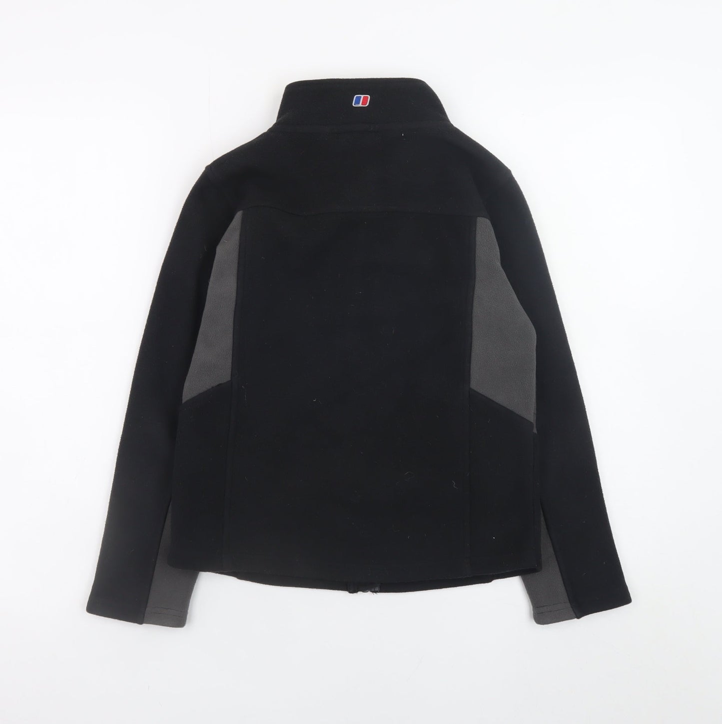 Berghaus Boys Black Fleece Jacket 9-10 Years Full Zip Outdoor Wear