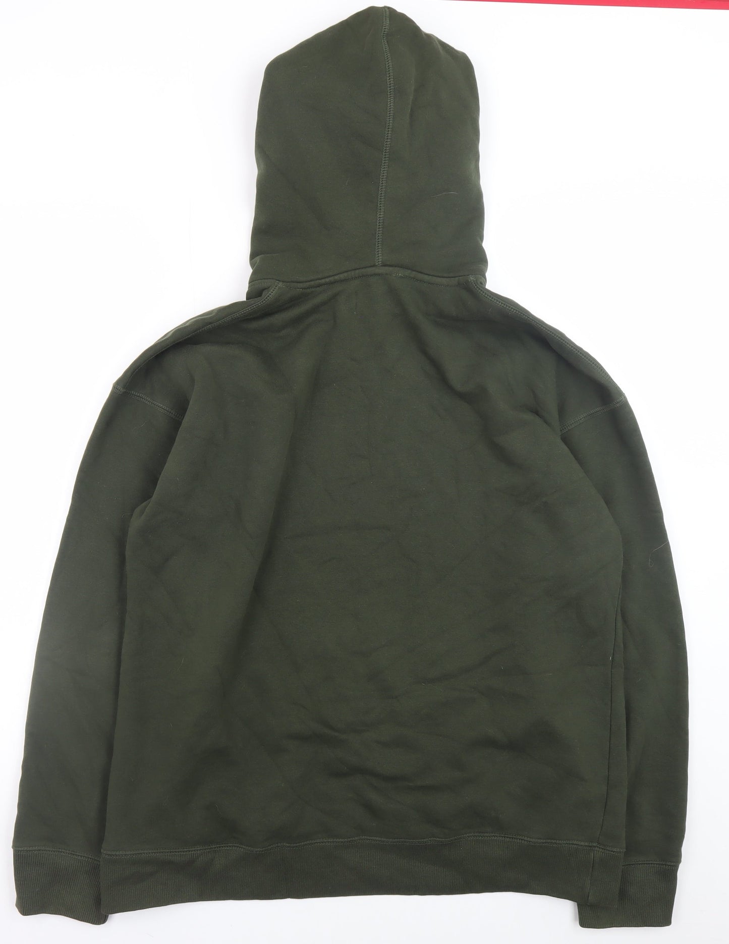 Topman Men’s Green Pullover Hoodie Fleece Medium Regular Fit