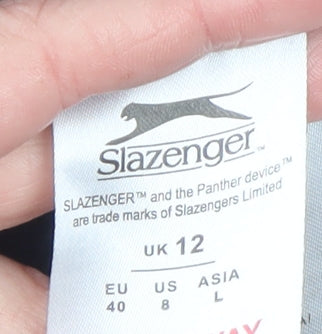 Slazenger Men's Blue Pullover Hoodie L Logo Fleece Sweatshirt