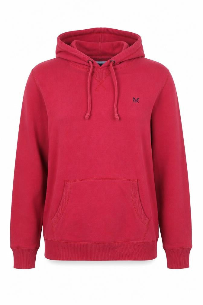 Crew Clothing Women Red Pullover Hoodie Size M Cotton Blend