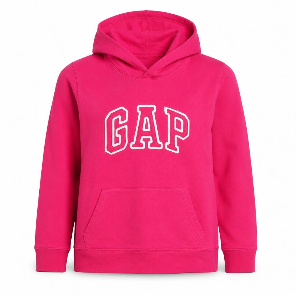 Gap Women’s Pink Pullover Hoodie Large Cotton Blend Casual