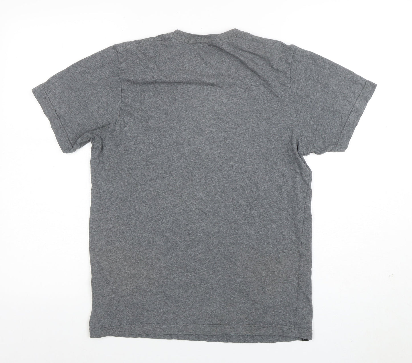 Nike Men's Grey Short Sleeve Crew Neck Cotton T-Shirt Size S