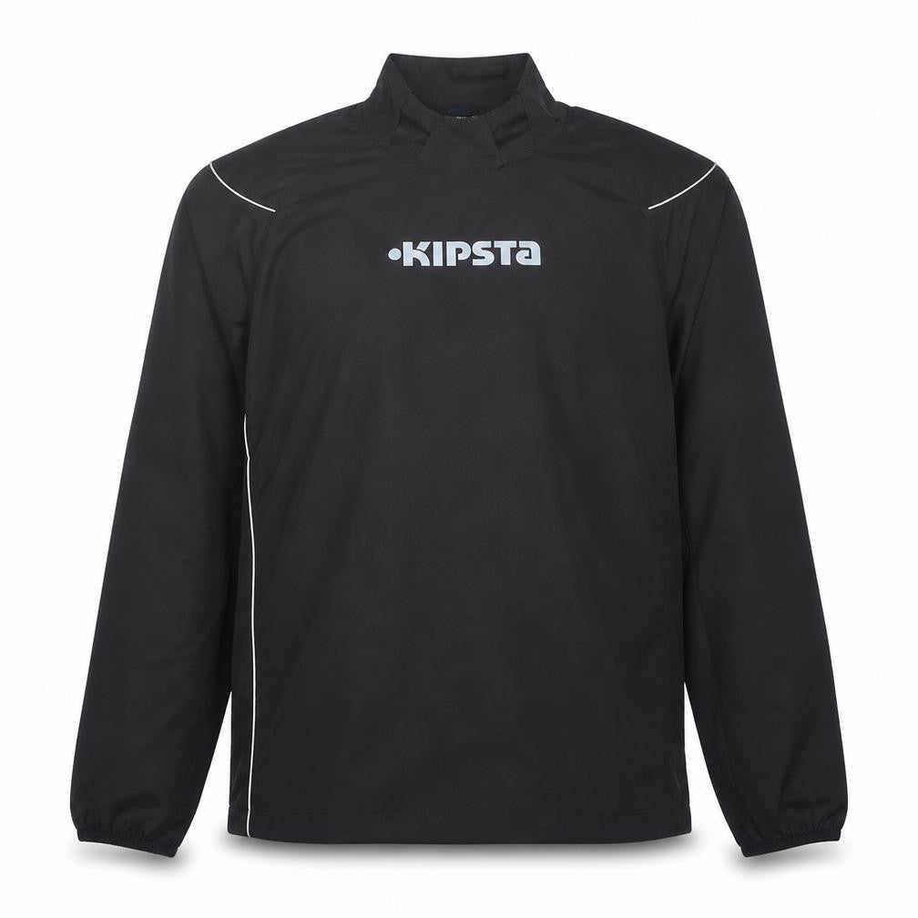 Kipsta Men's Black L Pullover Windproof Football Training Jacket