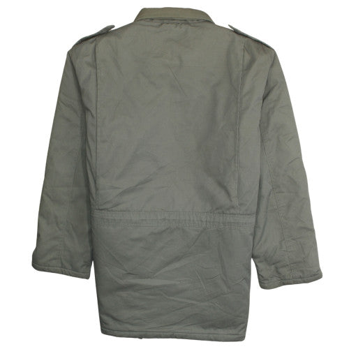 West Side Men's Green Military Lined Jacket Size L