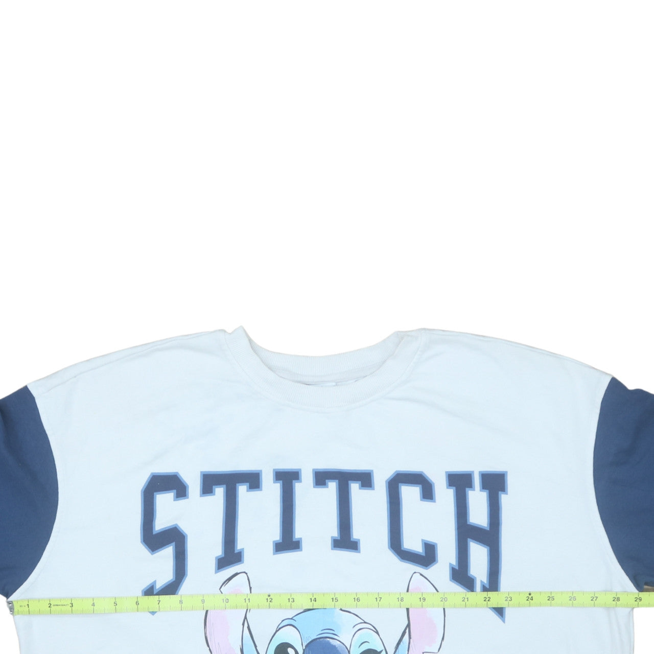 Disney Classics George Women Blue Stitch Pullover Sweatshirt 2XL