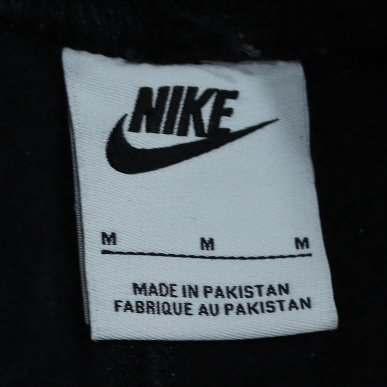 Nike Men's Black Jogger Trousers M Regular Fit Fleece Comfort