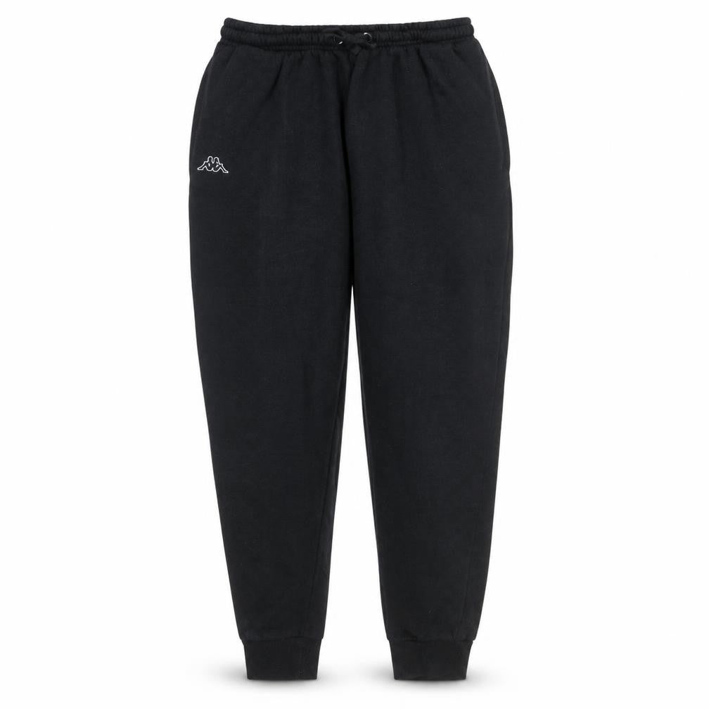 Kappa Men's Black XL Jogger Sweatpants with Drawstring Waist