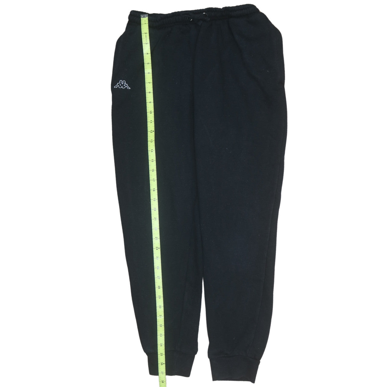 Kappa Men's Black XL Jogger Sweatpants with Drawstring Waist