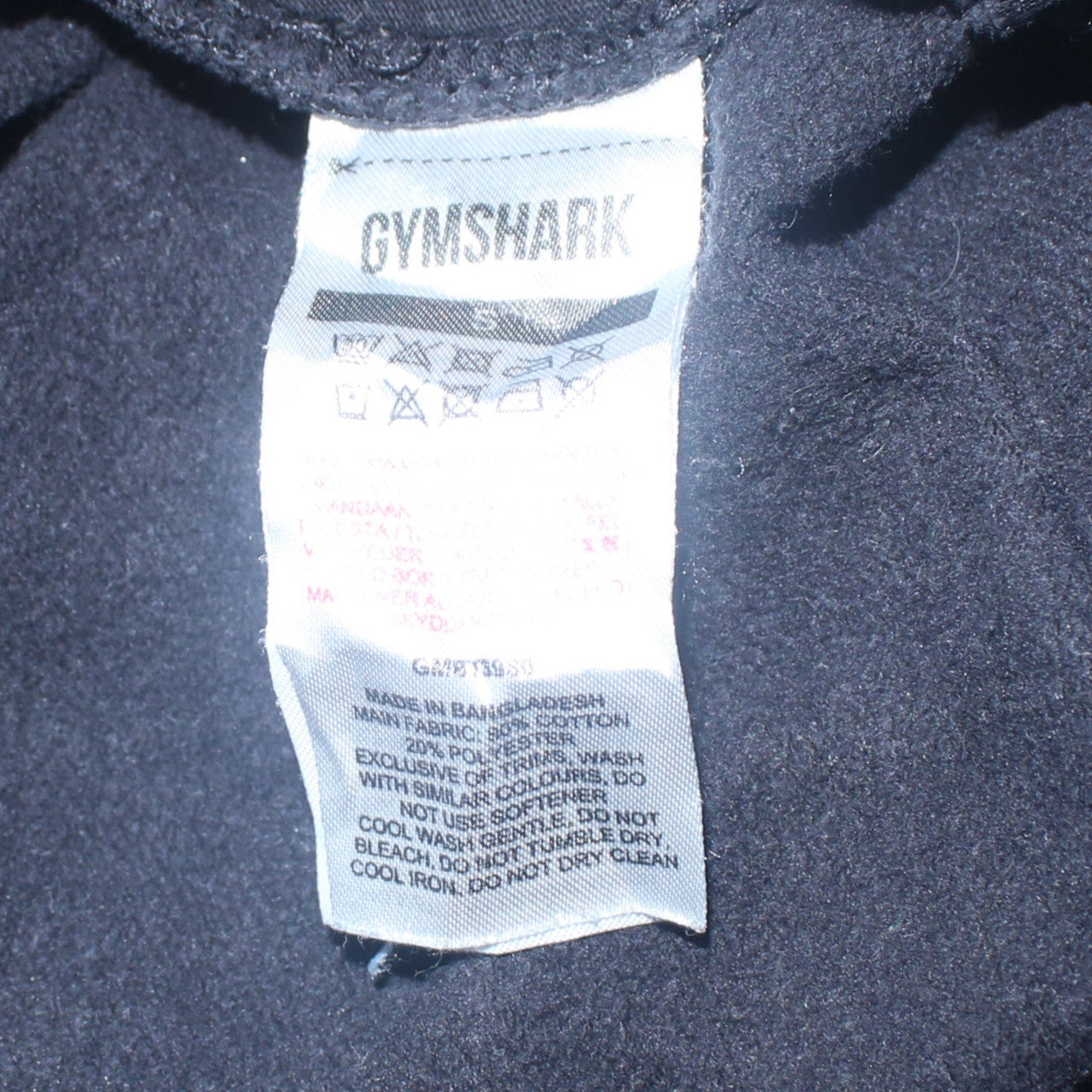 Gymshark Women's Black Jogger Sweatpants Size S Fleece Casual