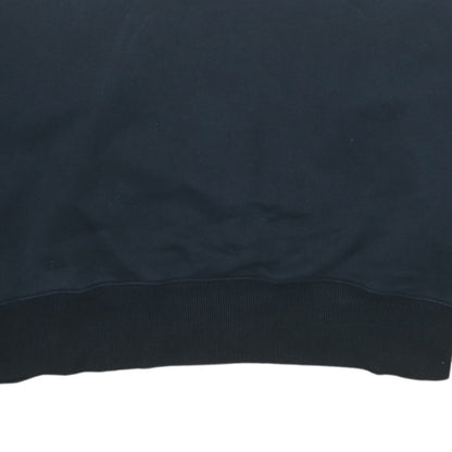 Champion Women Black & White Colourblock Crew Neck Sweatshirt Medium