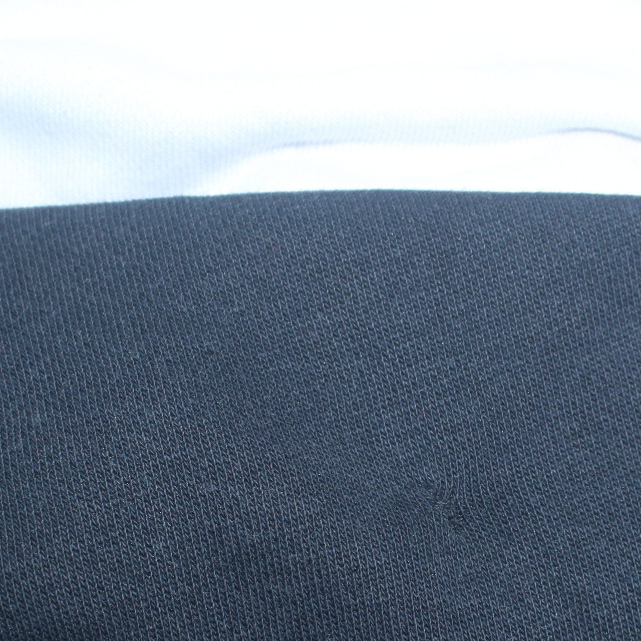 Champion Women Black & White Colourblock Crew Neck Sweatshirt Medium