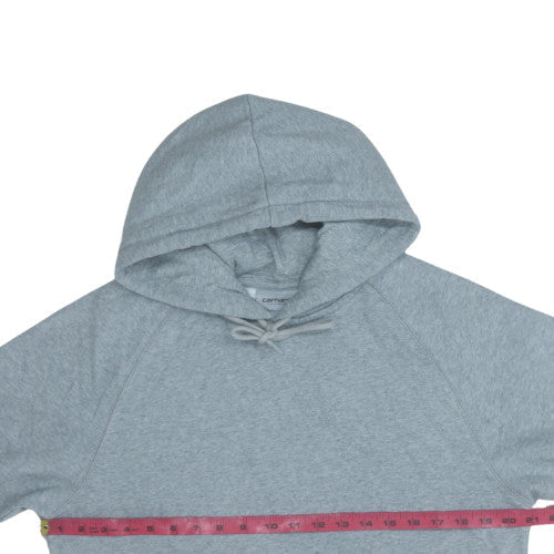 Carhartt Men's Grey Pullover Hoodie Sweatshirt Size S