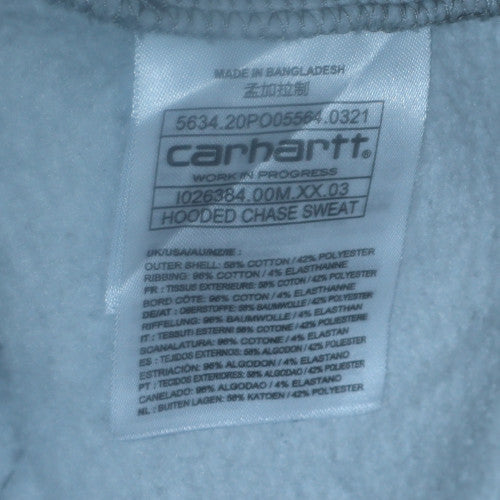 Carhartt Men's Grey Pullover Hoodie Sweatshirt Size S
