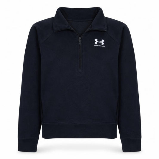 Under Armour Womens Black Medium 1/2 Zip Pullover Sweatshirt