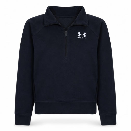 Under Armour Womens Black Medium 1/2 Zip Pullover Sweatshirt
