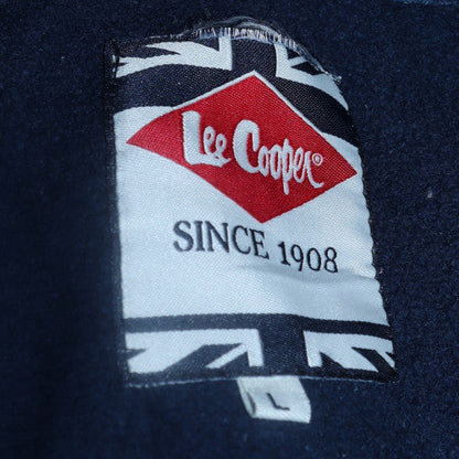 Additional view of Lee Cooper Men's Blue L 1/4 Zip Hooded Sweatshirt Regular Fit