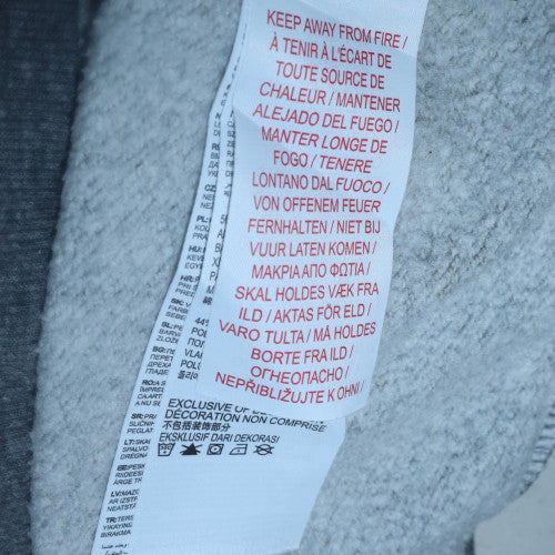 Levi's Boys Grey Pullover Hoodie 16 Years Camo Logo Fleece Sweatshirt