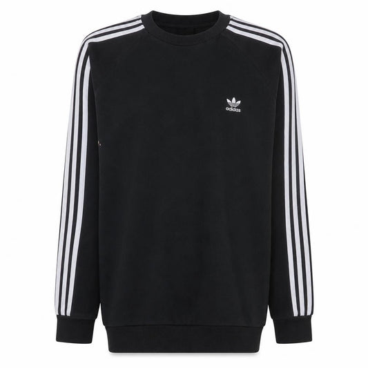 Adidas Men's Black Crew Neck Pullover Sweatshirt Size L