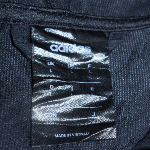 Adidas Men's Black L Hooded Full Zip Sports Jacket