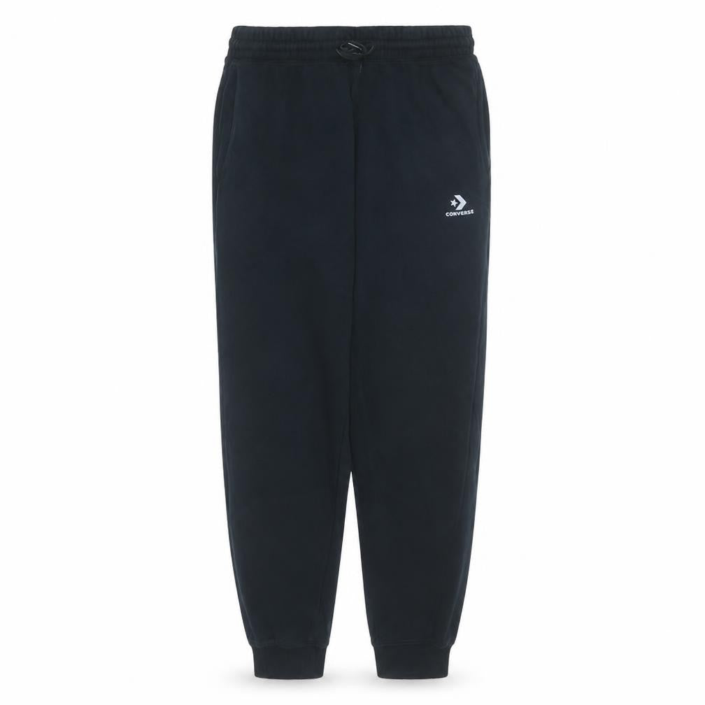 Converse Men's Black Jogger Sweatpants M Regular Fleece Trousers
