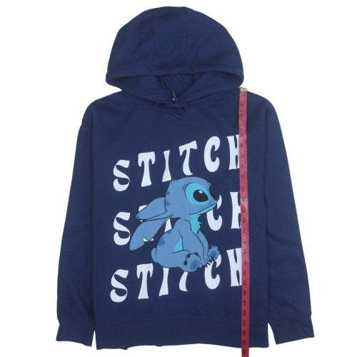 Disney Women's Navy Stitch Pullover Hoodie XL - Primark Cares