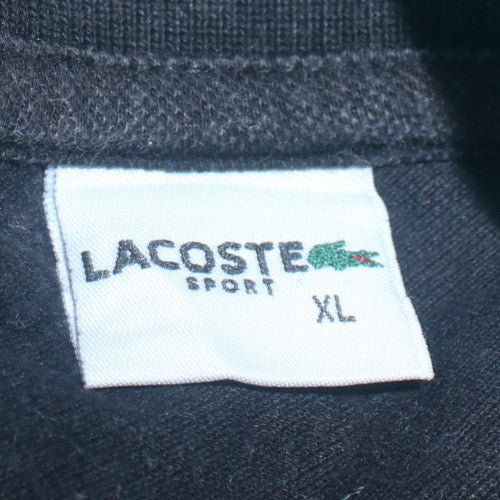 Lacoste Sport Men's Black XL Polo Shirt 100% Cotton Classic Fit