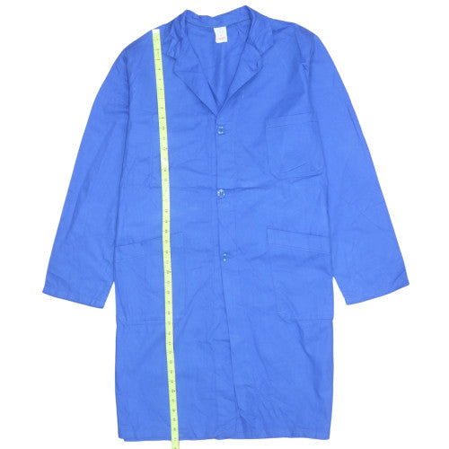 Sergent Men's Blue Cotton Work Overcoat 46 Regular Long