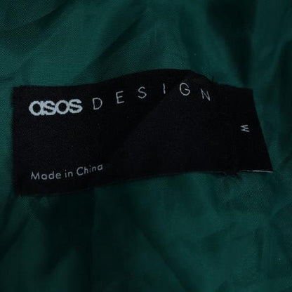 Additional view of ASOS DESIGN Men's Green Varsity Jacket M Wool Blend Casual