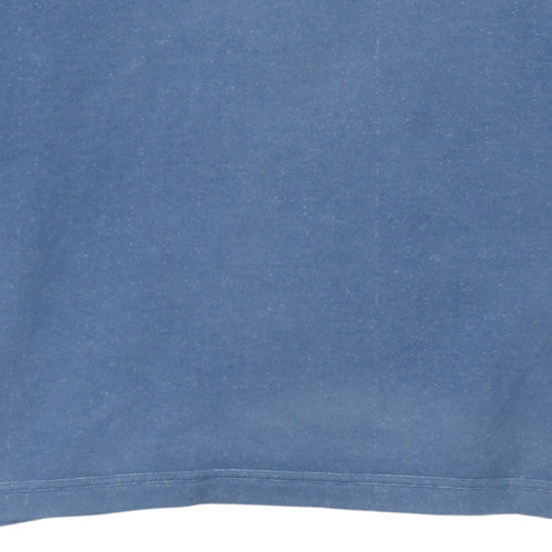 Adidas Men's Blue V-Neck Pullover Sweatshirt L Retro Sports Fleece