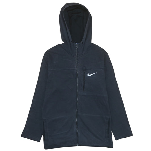 Nike Men's Black Full Zip Fleece Hoodie M Sportswear