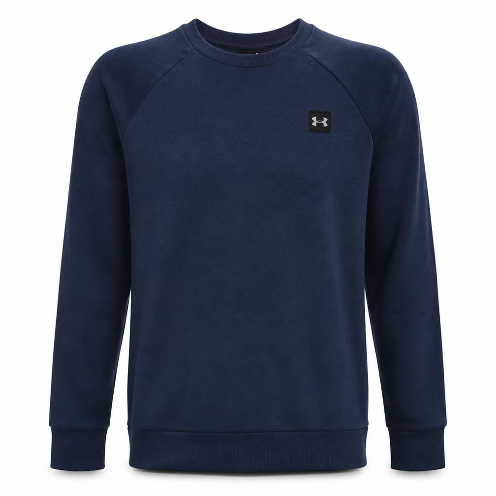Under Armour Men's Blue Regular Fit Crew Neck Fleece Sweatshirt M
