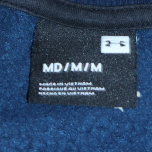 Under Armour Men's Blue Regular Fit Crew Neck Fleece Sweatshirt M