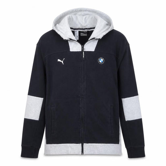 Puma BMW Motorsport Men's Navy Hoodie Full Zip Size M