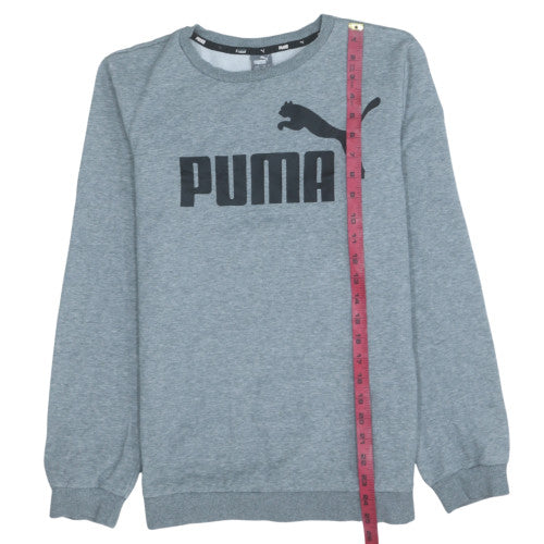 Puma Boys Grey Crew Neck Pullover Sweatshirt 13-14 Years