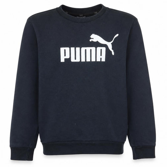 Puma Men's Black XS Pullover Sweatshirt Crew Neck Graphic Sportswear