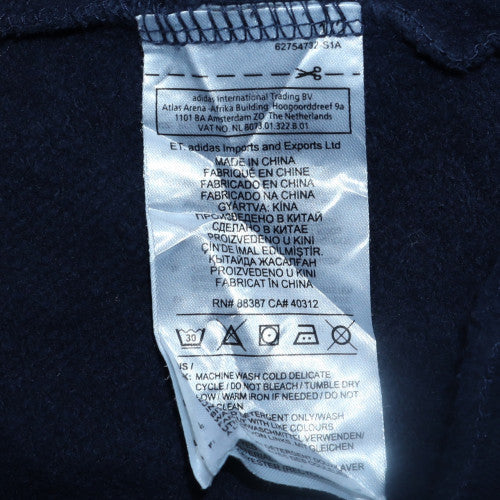 Adidas Mens Navy Blue Crew Neck Long Sleeve Sweatshirt M