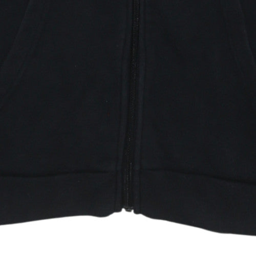 Adidas Mens Black Full Zip Hoodie Size S Regular Fit Sportswear