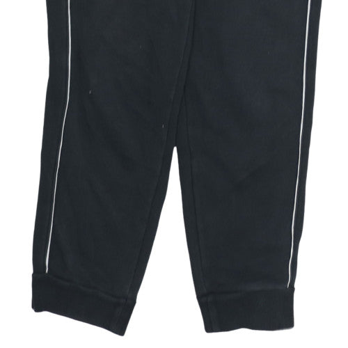 Adidas Men's Black Jogger Sweatpants S Regular Tapered Fleece