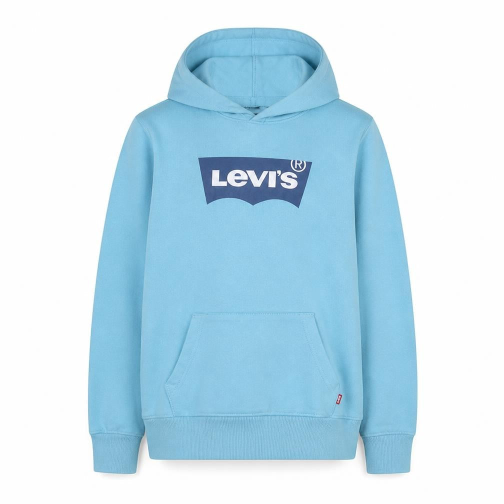 Levi's Girls Blue Pullover Hoodie 16 Years Logo Cotton Fleece Sweatshirt