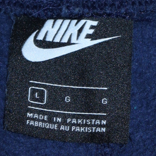 Nike Men's Blue Jogger Trousers L Fleece Casual Sweatpants