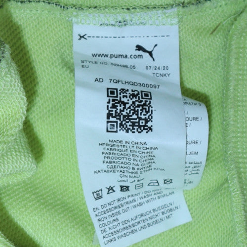 Puma BMW Motorsport Men's Yellow Pullover Hoodie Size S