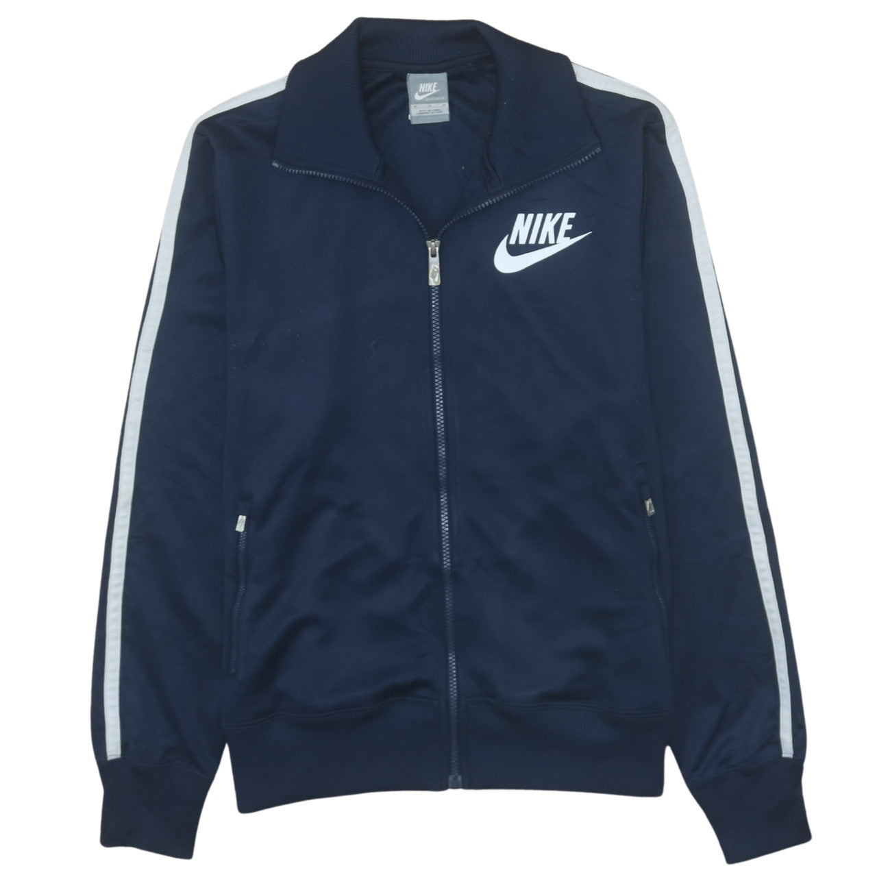 Nike Men's Blue Track Jacket M Full Zip Sportswear Top