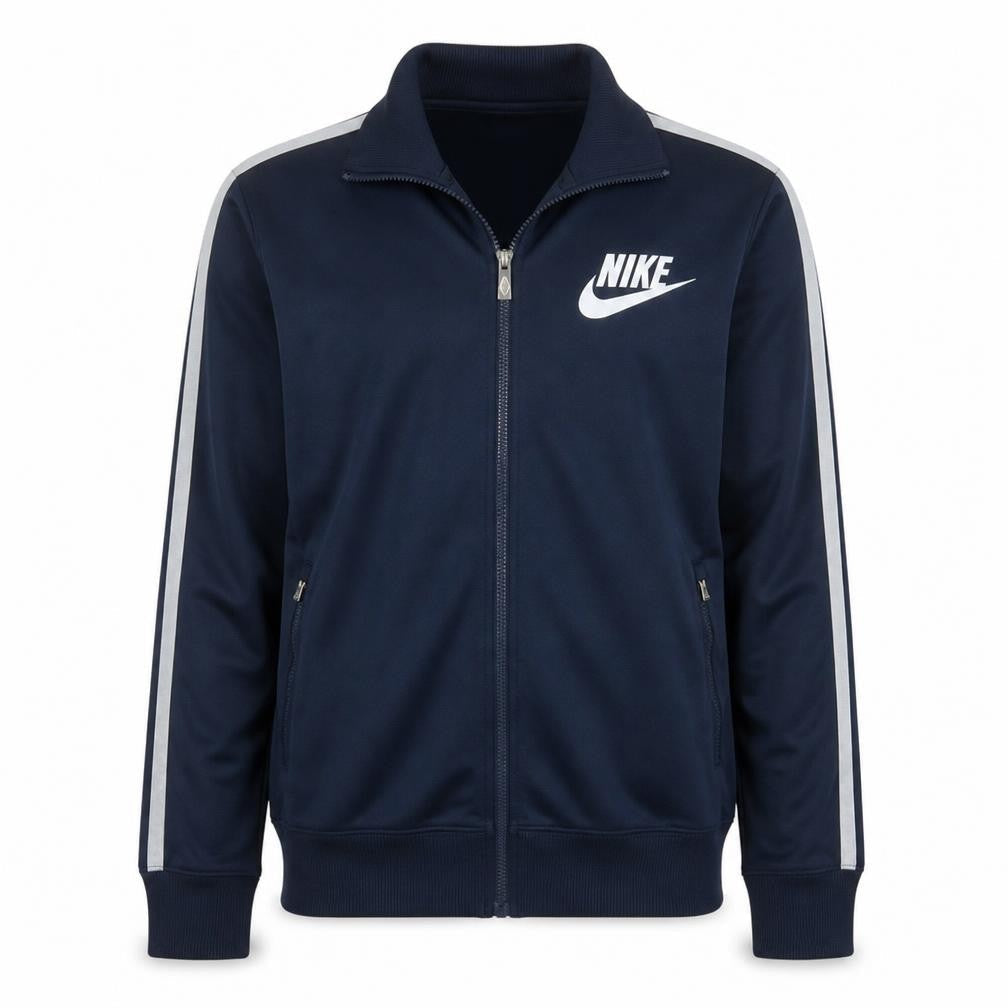 Nike Men's Blue Track Jacket M Full Zip Sportswear Top