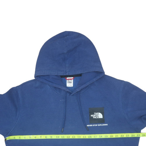 The North Face Mens Blue XL Pullover Hoodie Cotton Blend