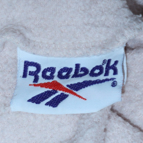 Reebok Women Beige Crew Neck Pullover Sweatshirt Size 12