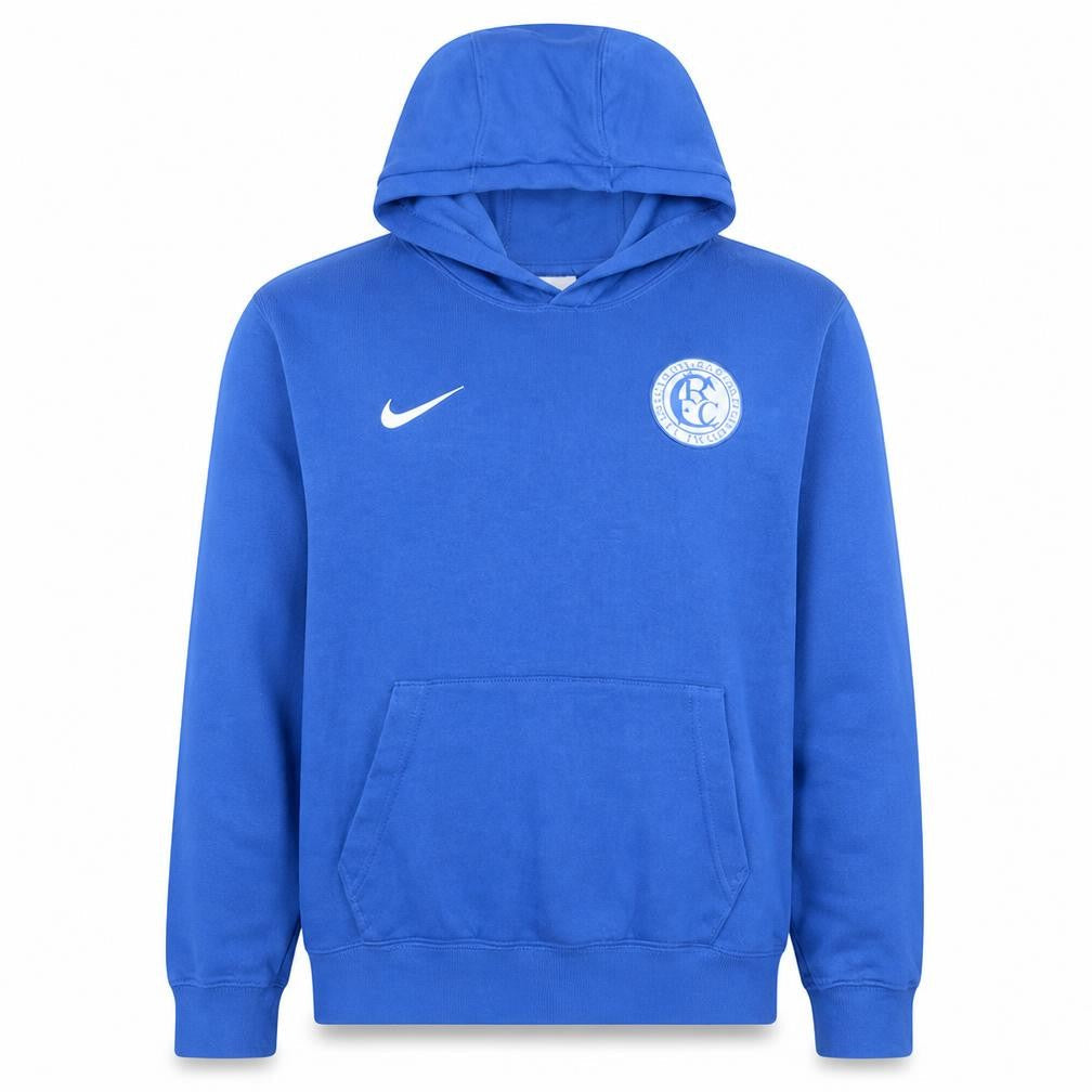 Nike Men's Blue Pullover Hoodie Medium Regular Fit Sportswear