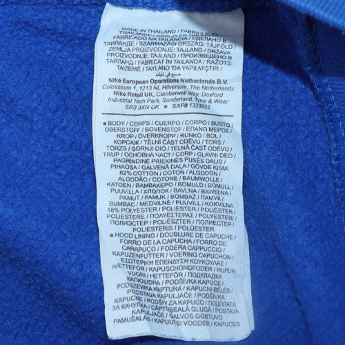Nike Men's Blue Pullover Hoodie Medium Regular Fit Sportswear