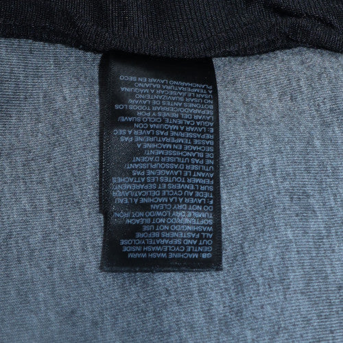 The North Face Boys Black Grey Full Zip Hoodie Size L Fleece Lined
