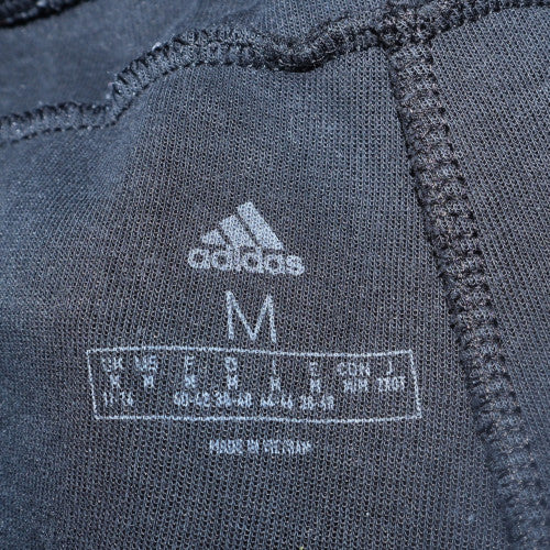 Adidas Womens Black Jogger Trousers Size M Fleece Elastic Waist