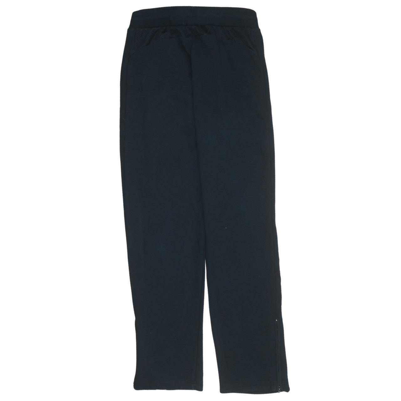 Puma Men Black Regular Fit Sweatpants Size M Sports Logo Trousers